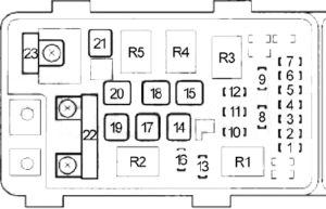 Acura TSX (CL9; 2004-2008) Fuse Diagram • FuseCheck.com