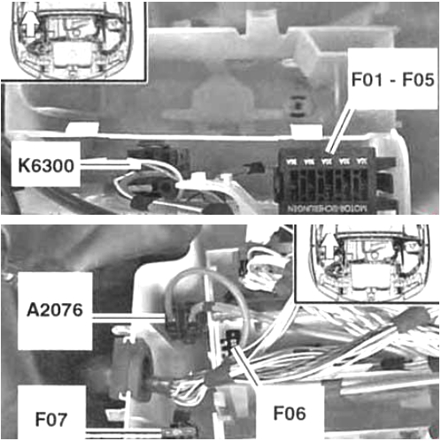 Блок предохранителей электроники двигателя (Turbo, с 03.2007)