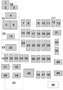 Cadillac Escalade (2014-2018) Fuse Diagram • FuseCheck.com