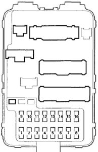 Honda Pilot (2003-2008) Fuse Diagram • FuseCheck.com