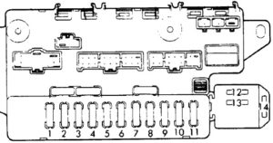 Honda Prelude (1987-1991) Fuse Diagram • FuseCheck.com