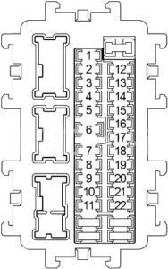 Infiniti EX25, EX35, EX37, QX50 (2007-2017) Fuse Diagram