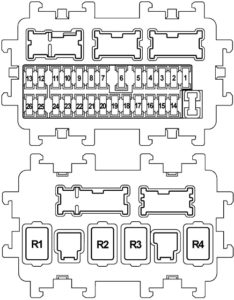 Infiniti FX35, FX50, QX70 (2008-2017) Fuse Diagram • FuseCheck.com