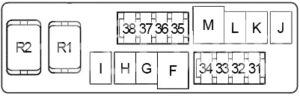 Infiniti FX35 and FX45 (2003-2008) Fuse Diagram • FuseCheck.com