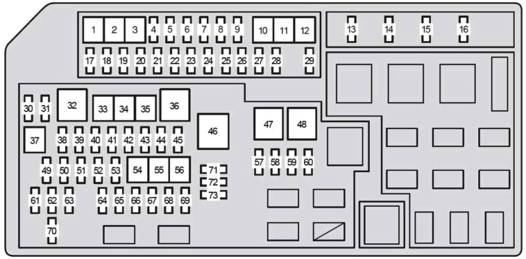 Lexus GX 460 (J150) (2009-2013) Fuse Diagram • FuseCheck.com