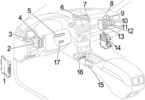 Lexus LS 430 (XF30) (2000-2006) Fuse Diagram • FuseCheck.com