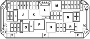 Mercedes-Benz GLK-Class (X204) (2008-2015) Fuse Diagram • FuseCheck.com