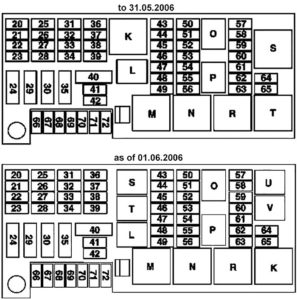 Mercedes-Benz R-Class (W251) (2006-2012) Fuse Diagram • FuseCheck.com