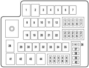 Mercury Milan (2010-2011) Fuse Diagram • FuseCheck.com