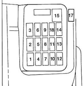 Mercury Tracer (1991-1996) Fuse Diagram • FuseCheck.com