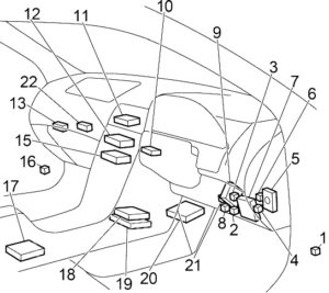 Nissan Maxima (1999-2003) Fuse Diagram • FuseCheck.com