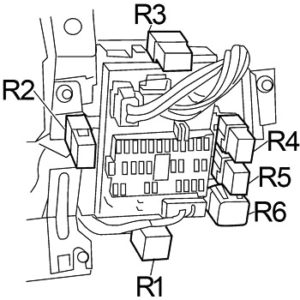 Схема предохранителей ниссан санни