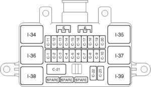 Опель зафира б схема предохранителей и реле