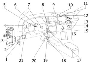 Toyota 4Runner (1989-1995) Fuse Diagram • FuseCheck.com