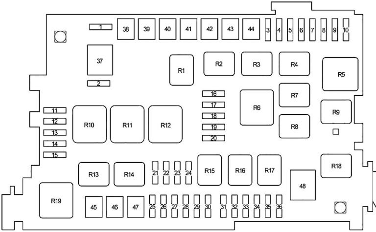 Toyota 4Runner (2002-2009) Fuse Diagram • FuseCheck.com