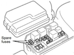 Toyota Corolla (E110) (1995-2002) Fuse Diagram • FuseCheck.com