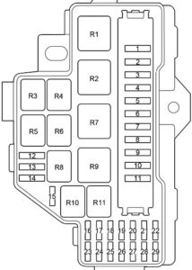 Toyota HiAce (H200) (2013-2018) Fuse Diagram • FuseCheck.com