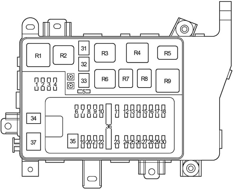 Toyota Land Cruiser 100 (2003-2007) Fuse Diagram • FuseCheck.com