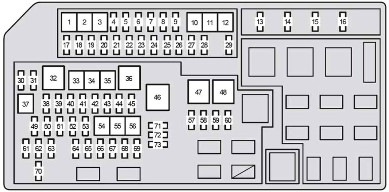 Toyota Land Cruiser Prado (J150) (2009-2013) Fuse Diagram • FuseCheck.com