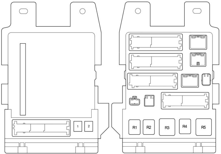 Toyota Sienna (XL20) (20032010) Fuse Diagram •