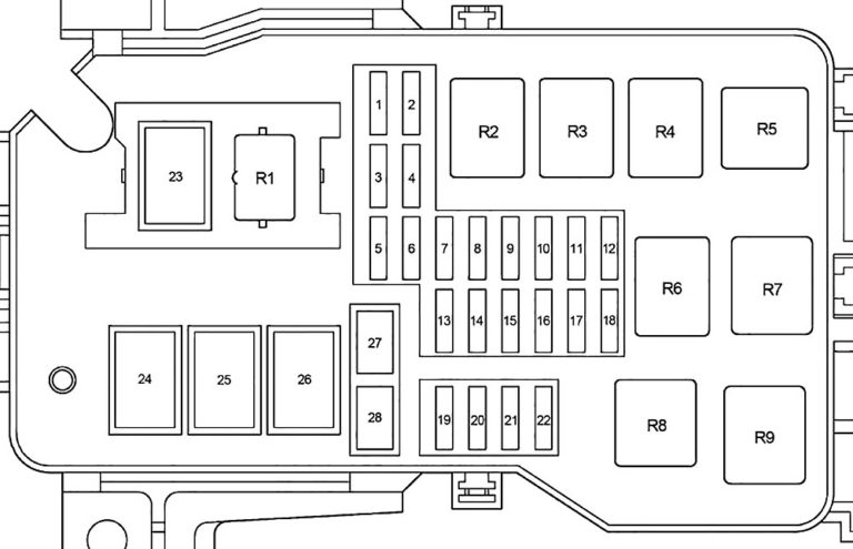 Toyota Tacoma (1998-2000) Fuse Diagram • FuseCheck.com