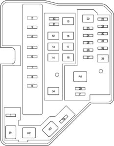 Toyota Yaris (130) (2010-2017) Fuse Diagram • Fusecheck.com