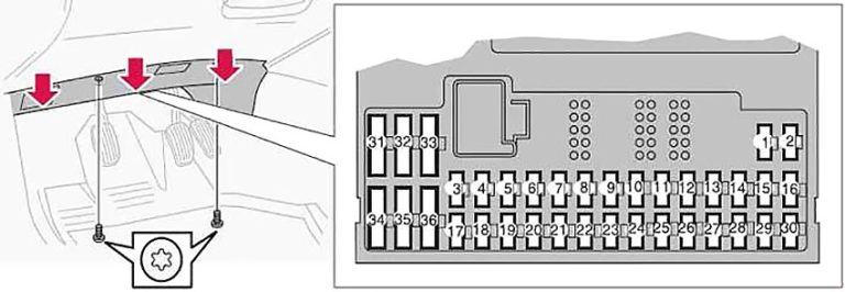 Volvo S60 and S60 R (2001-2009) Fuse Diagram • FuseCheck.com