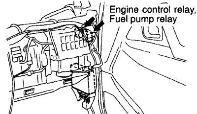 Engine Control Relay / Fuel Pump Relay.