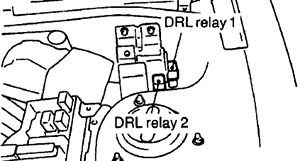 Relay Box №2, DRL Relay №1, DRL Relay №2