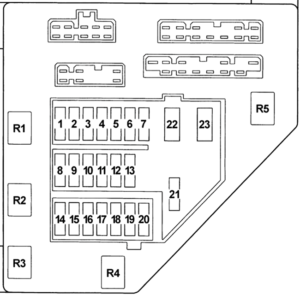 Dodge Intrepid, Chrysler Concorde & LHS (1993-1997) Fuse Diagram