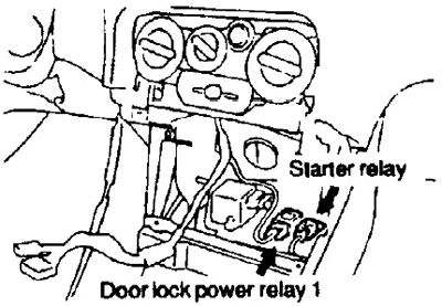 Starter Relay / Door Lock Power Relay №1