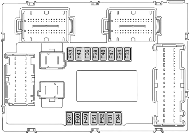 Body Computer Fuse Center Diagram
