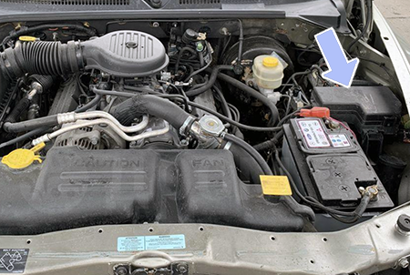 Underhood Fuse Box Location